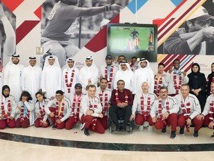 تكريم اللجنة الأولمبية القطرية 